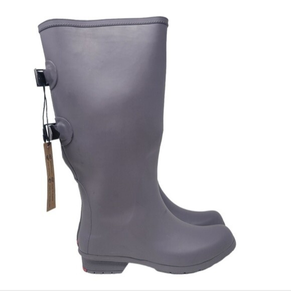 NWOB Chooka's Versa Prima Wide Calf Mulberry Rainboots 6 - Picture 2 of 8